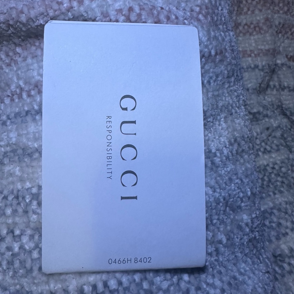 Gucci Tan and Brown Crossbody Bag with Red and Green Accent - Picture 12 of 15
